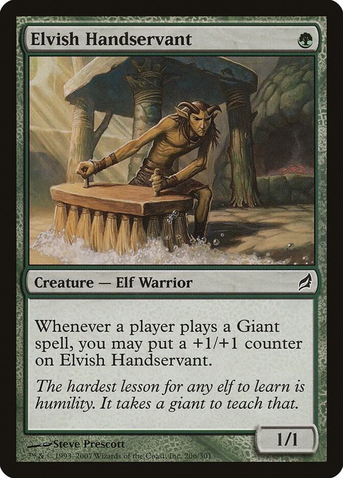 Elvish Handservant [Lorwyn] 206