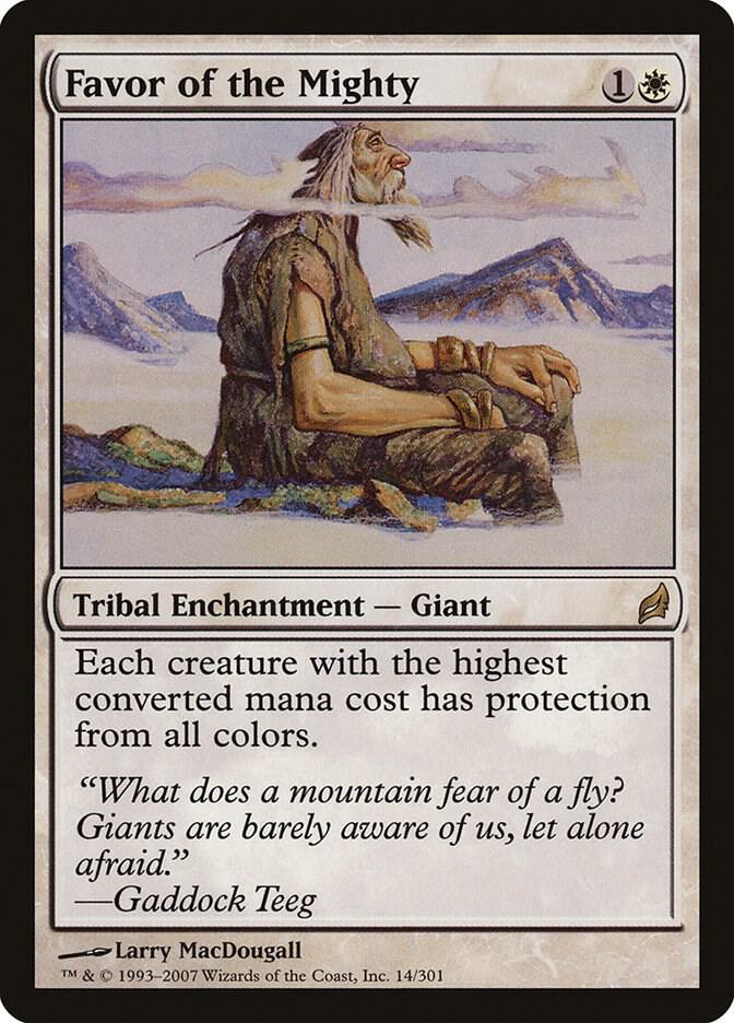 Favor of the Mighty [Lorwyn] 14