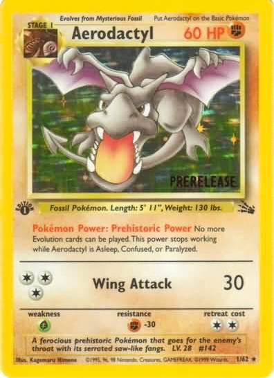 Aerodactyl (Prerelease) [WoTC Promo] 01/62