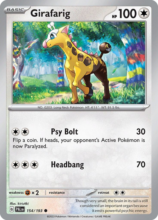 Girafarig - 154/193 Paldea Evolved