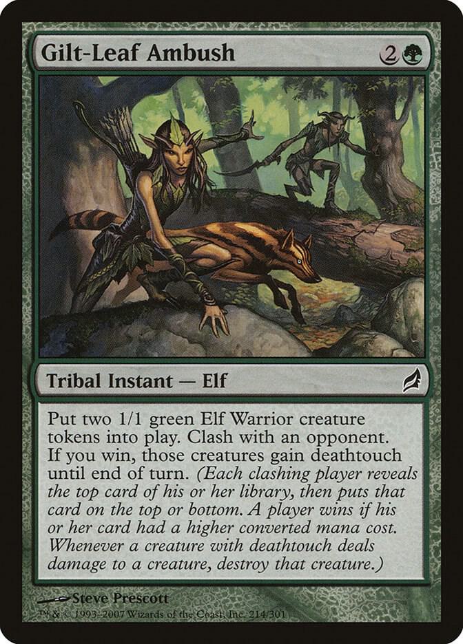Gilt-Leaf Ambush [Lorwyn] 214