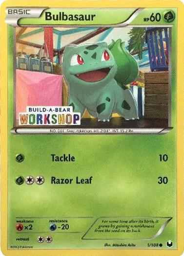 Bulbasaur - 1/108 (Build-A-Bear Workshop Exclusive) [Miscellaneous Cards & Products] 001/108