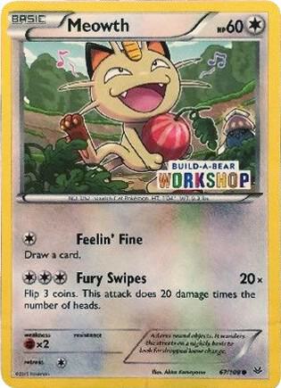 Meowth - 67/108 (Build-A-Bear Workshop Exclusive) [Miscellaneous Cards & Products] 067/108