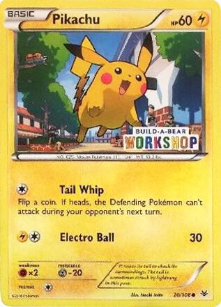 Pikachu - 20/108 (Build-A-Bear Workshop Exclusive) [Miscellaneous Cards & Products] 020/108