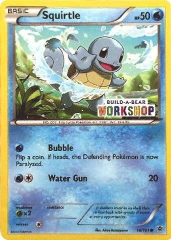 Squirtle - 14/101 (Build-A-Bear Workshop Exclusive) [Miscellaneous Cards & Products] 014/101