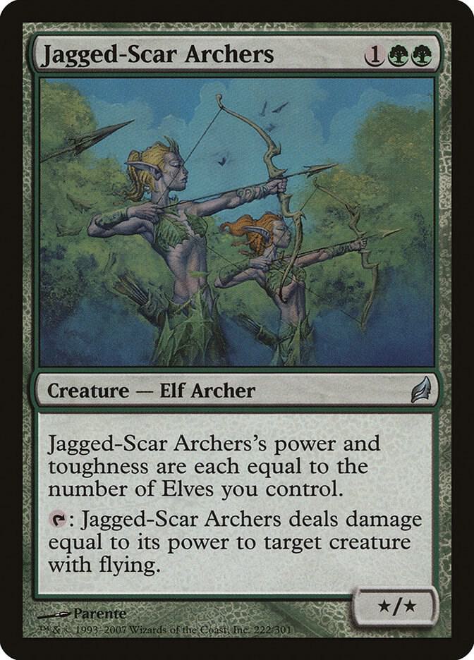 Jagged-Scar Archers [Lorwyn] 222