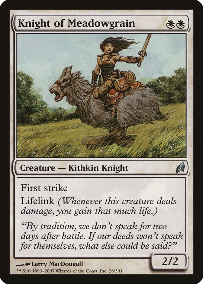 Knight of Meadowgrain [Lorwyn] 28
