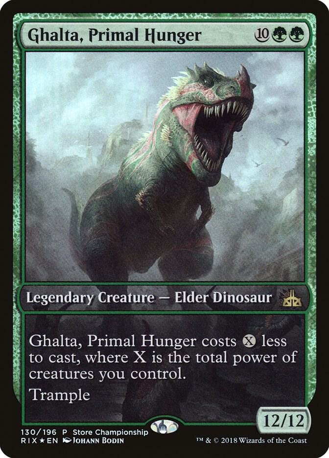 Ghalta, Primal Hunger [Game Day & Store Championship Promos] 130