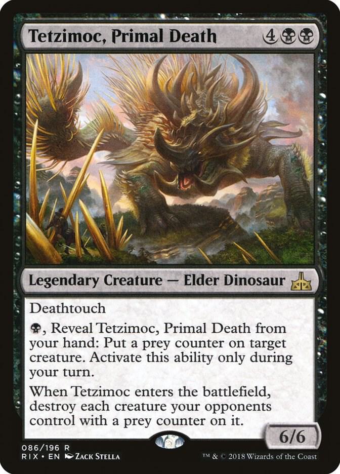 Tetzimoc, Primal Death [Rivals of Ixalan] 86