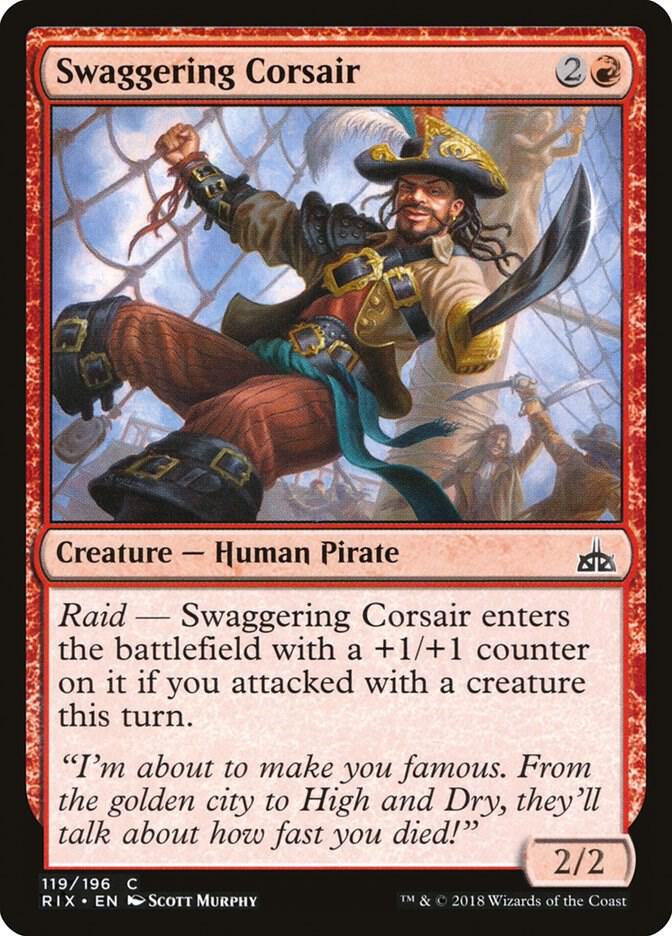 Swaggering Corsair [Rivals of Ixalan] 119