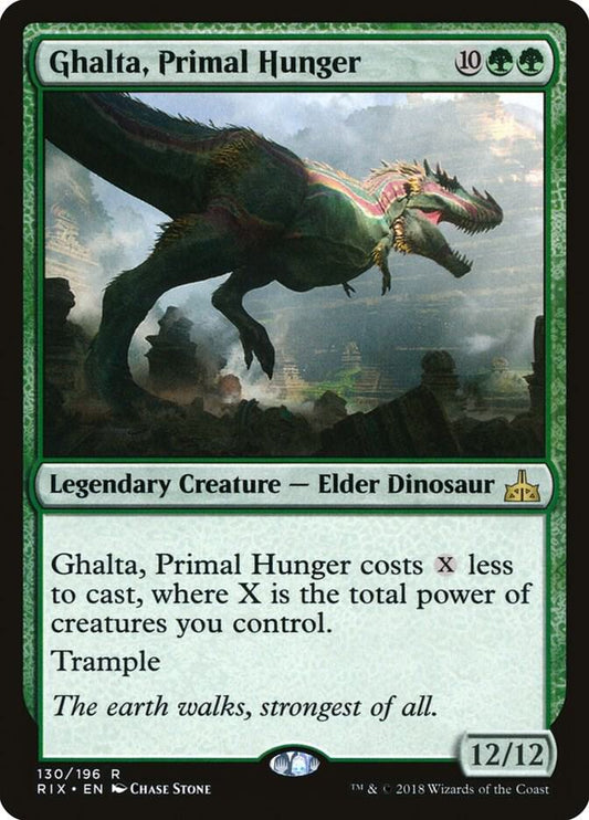 Ghalta, Primal Hunger [Rivals of Ixalan] 130