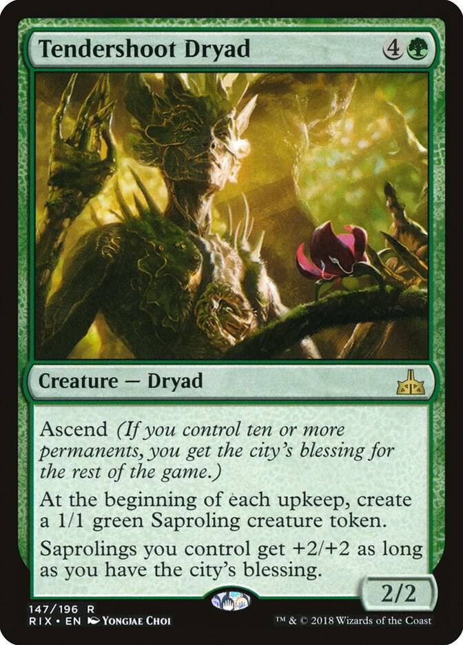 Tendershoot Dryad [Rivals of Ixalan] 147