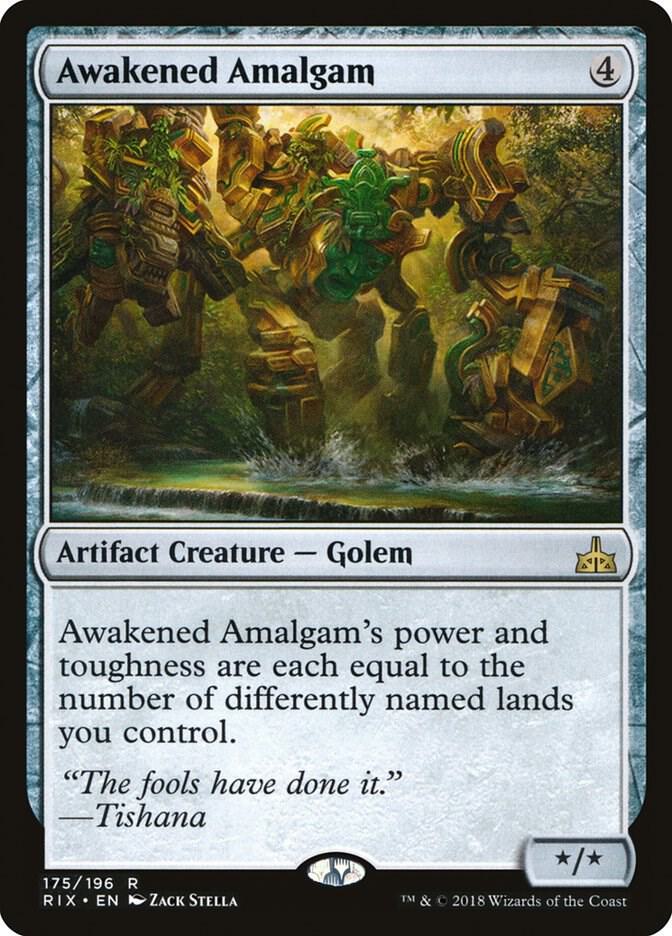 Awakened Amalgam [Rivals of Ixalan] 175