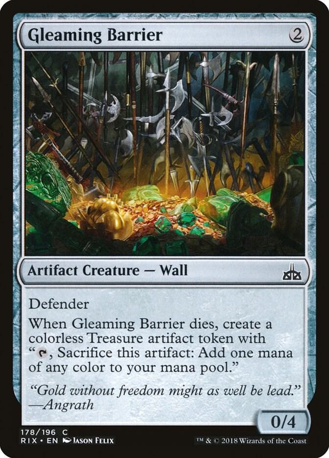 Gleaming Barrier [Rivals of Ixalan] 178
