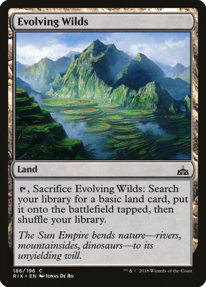 Evolving Wilds [Rivals of Ixalan] 186