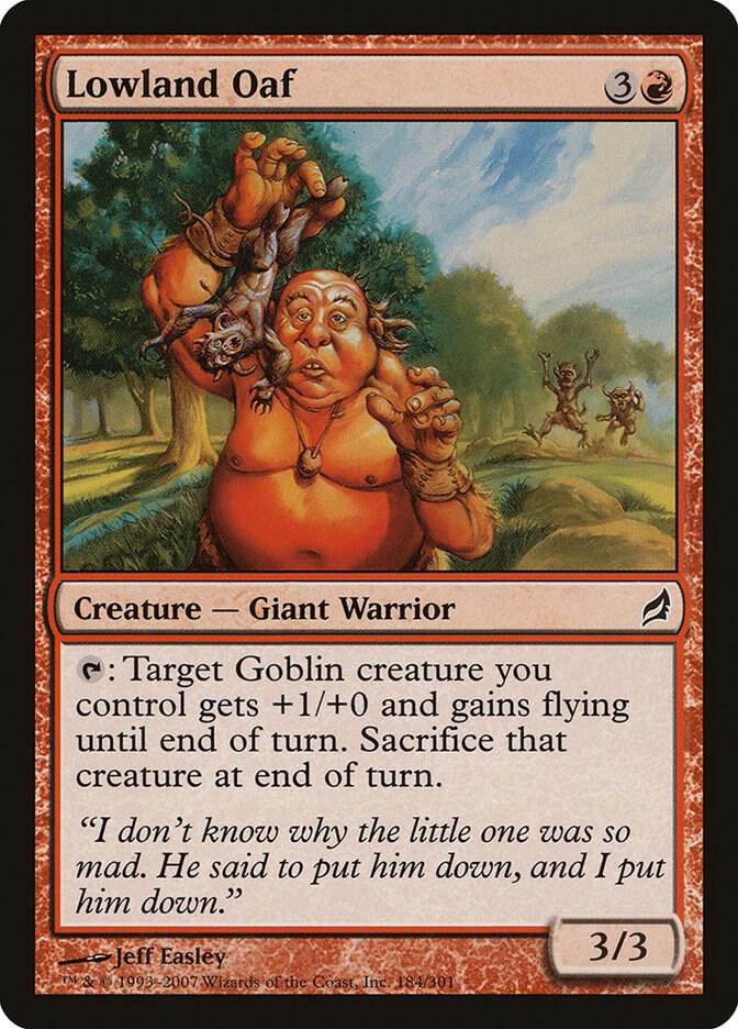 Lowland Oaf [Lorwyn] 184