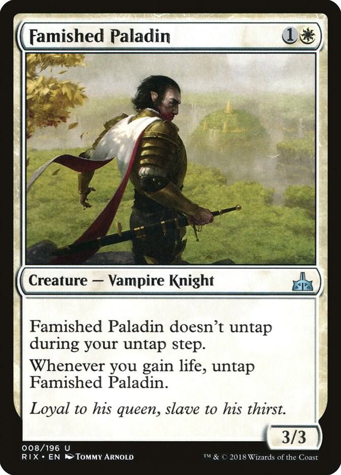 Famished Paladin [Rivals of Ixalan] 8