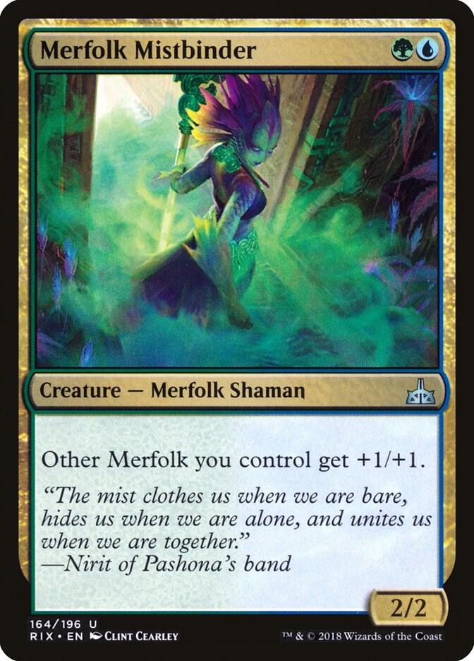 Merfolk Mistbinder [Rivals of Ixalan] 164