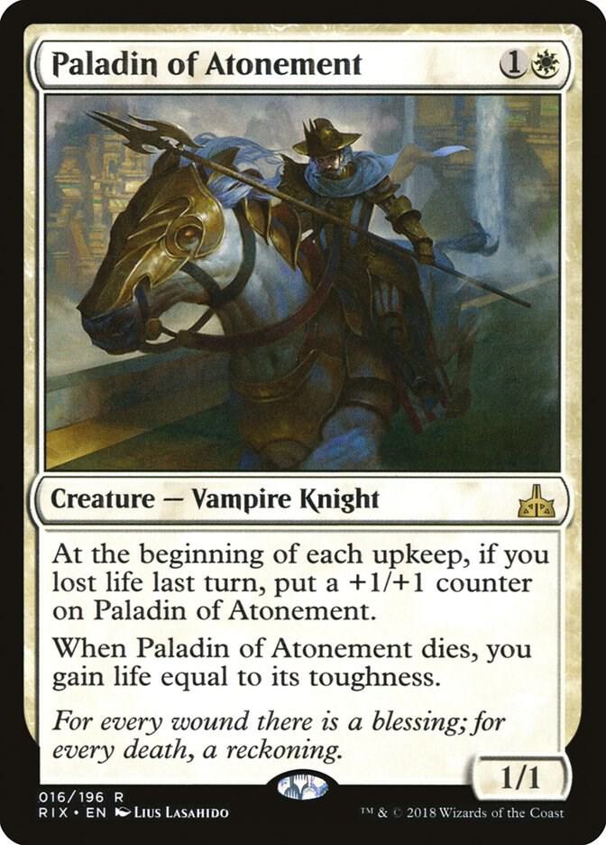 Paladin of Atonement [Rivals of Ixalan] 16