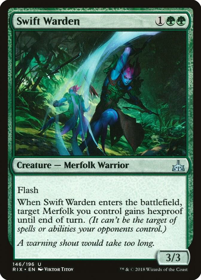 Swift Warden [Rivals of Ixalan] 146
