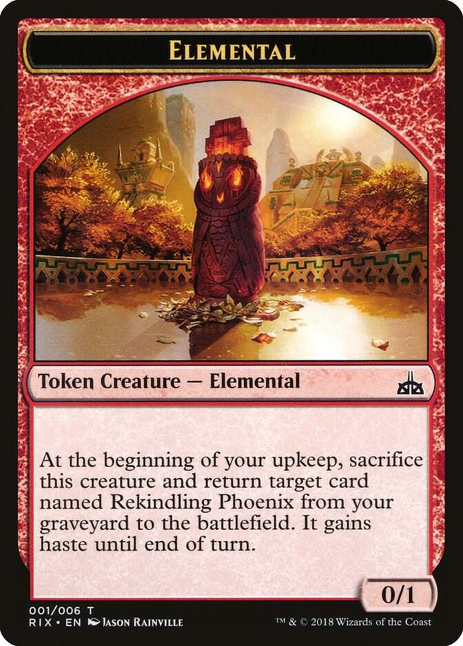 Elemental Token (001) [Rivals of Ixalan] 1
