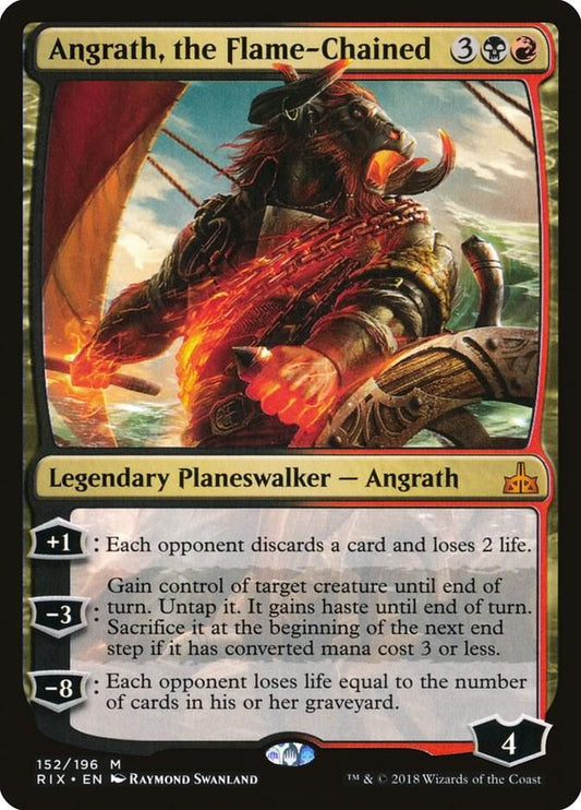 Angrath, the Flame-Chained [Rivals of Ixalan] 152