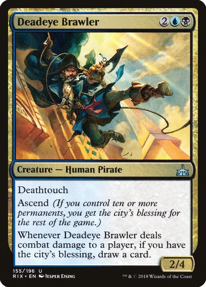 Deadeye Brawler [Rivals of Ixalan] 155