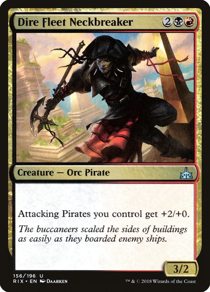 Dire Fleet Neckbreaker [Rivals of Ixalan] 156