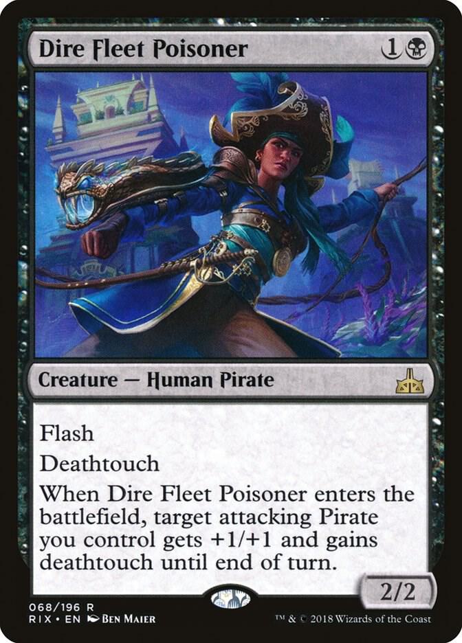 Dire Fleet Poisoner [Rivals of Ixalan] 68