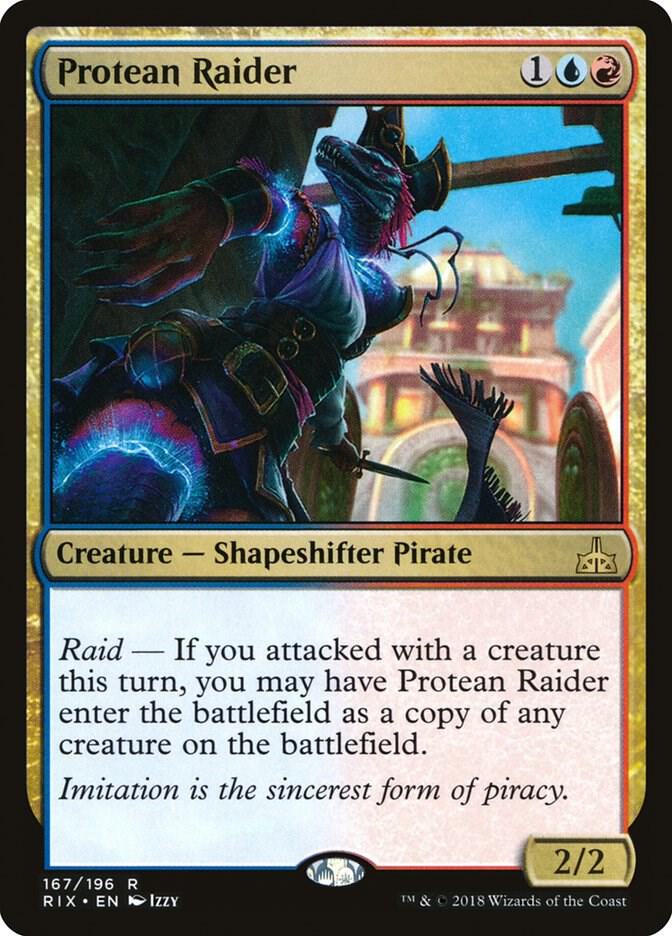 Protean Raider [Rivals of Ixalan] 167