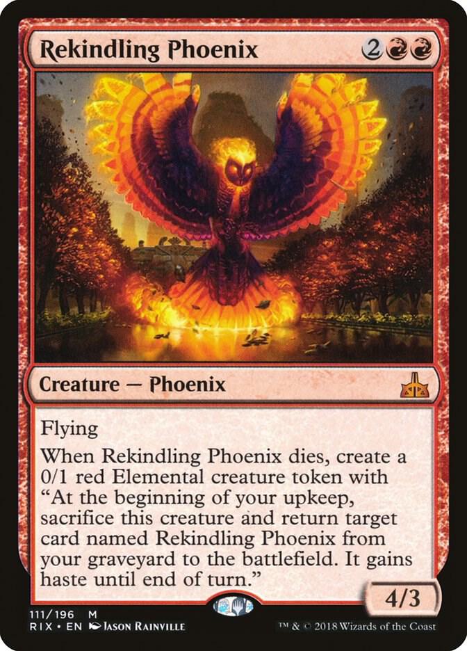 Rekindling Phoenix [Rivals of Ixalan] 111