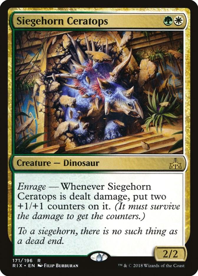 Siegehorn Ceratops [Rivals of Ixalan] 171