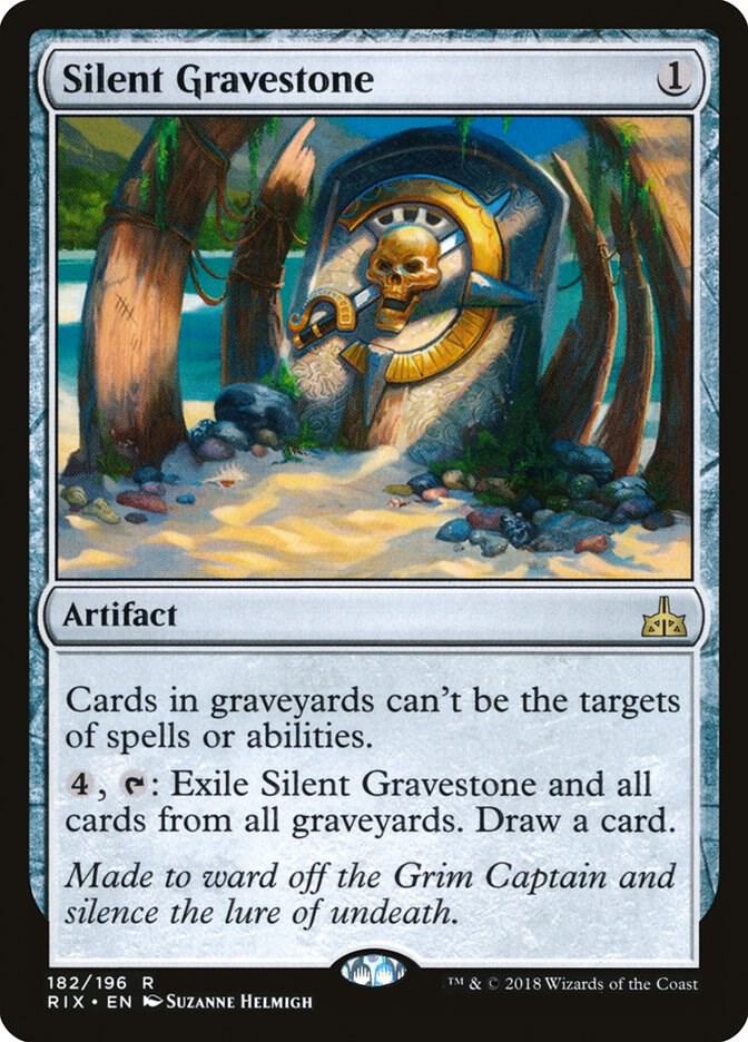 Silent Gravestone [Rivals of Ixalan] 182