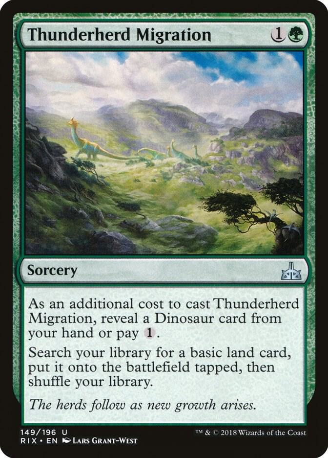 Thunderherd Migration [Rivals of Ixalan] 149