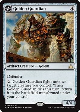 Golden Guardian [Rivals of Ixalan] 179