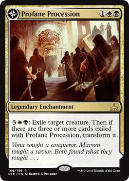 Profane Procession [Rivals of Ixalan] 166