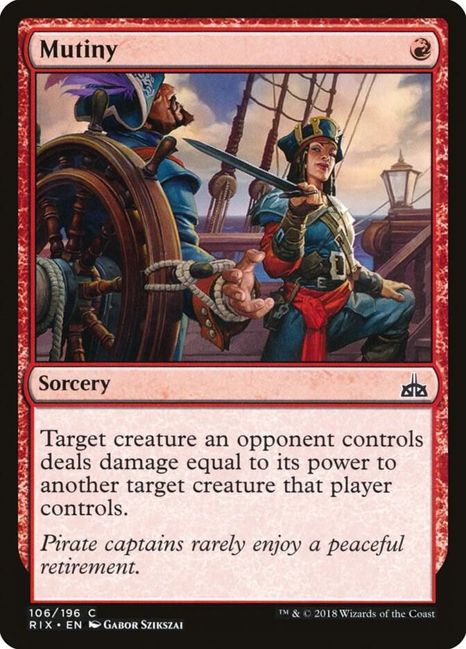 Mutiny [Rivals of Ixalan] 106