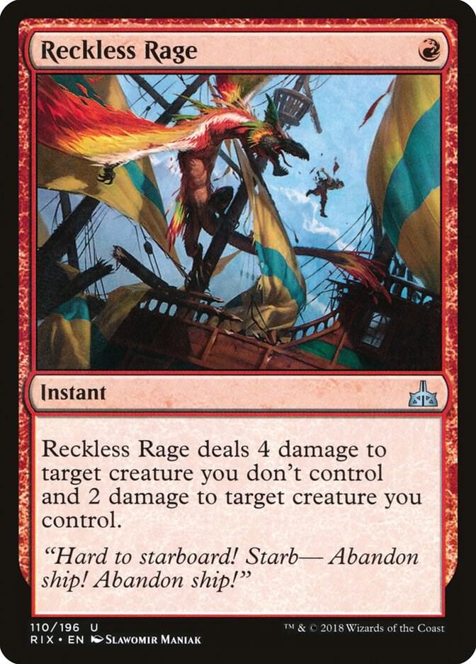 Reckless Rage [Rivals of Ixalan] 110