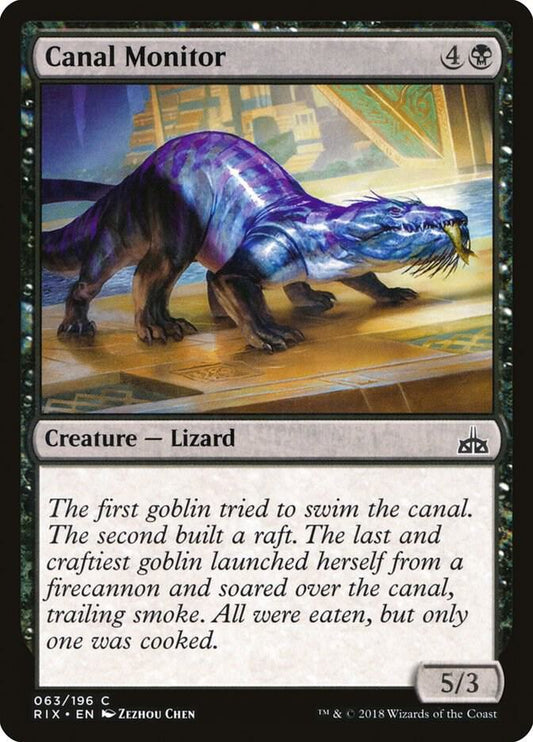 Canal Monitor [Rivals of Ixalan] 63