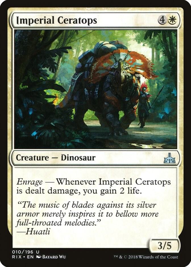 Imperial Ceratops [Rivals of Ixalan] 10
