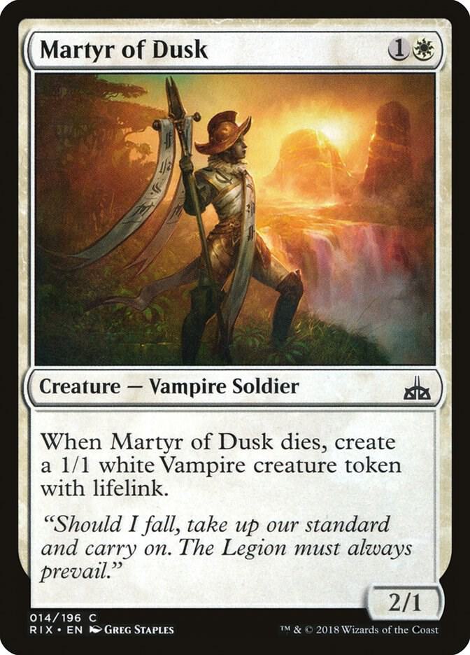 Martyr of Dusk [Rivals of Ixalan] 14