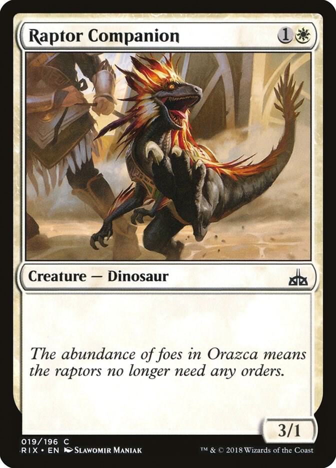 Raptor Companion [Rivals of Ixalan] 19