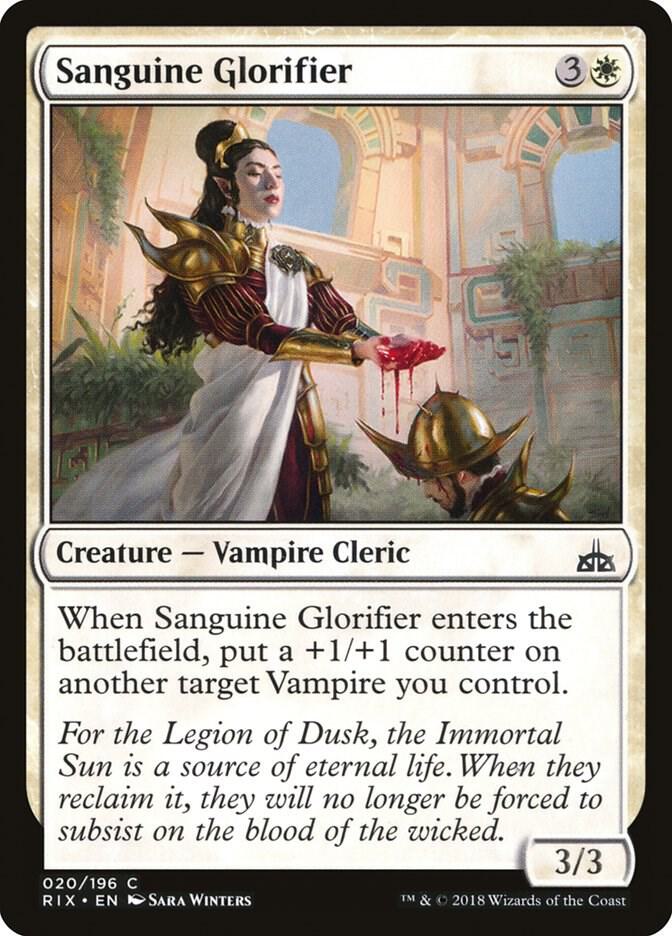 Sanguine Glorifier [Rivals of Ixalan] 20