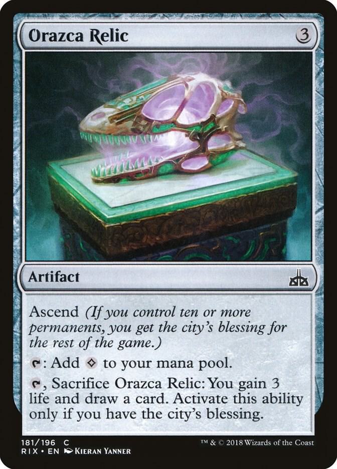 Orazca Relic [Rivals of Ixalan] 181