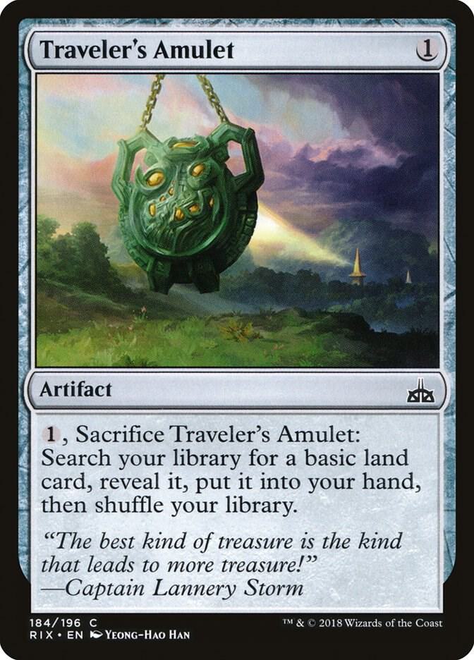 Traveler's Amulet [Rivals of Ixalan] 184