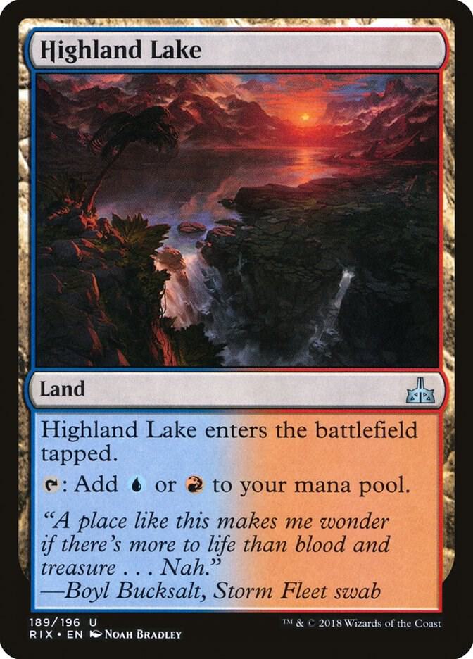 Highland Lake [Rivals of Ixalan] 189