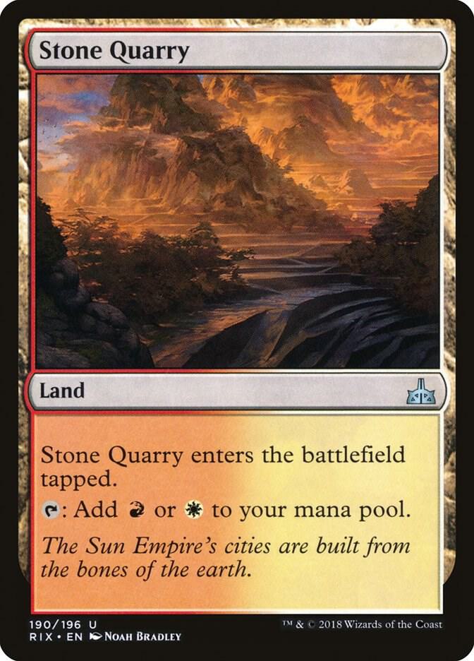 Stone Quarry [Rivals of Ixalan] 190