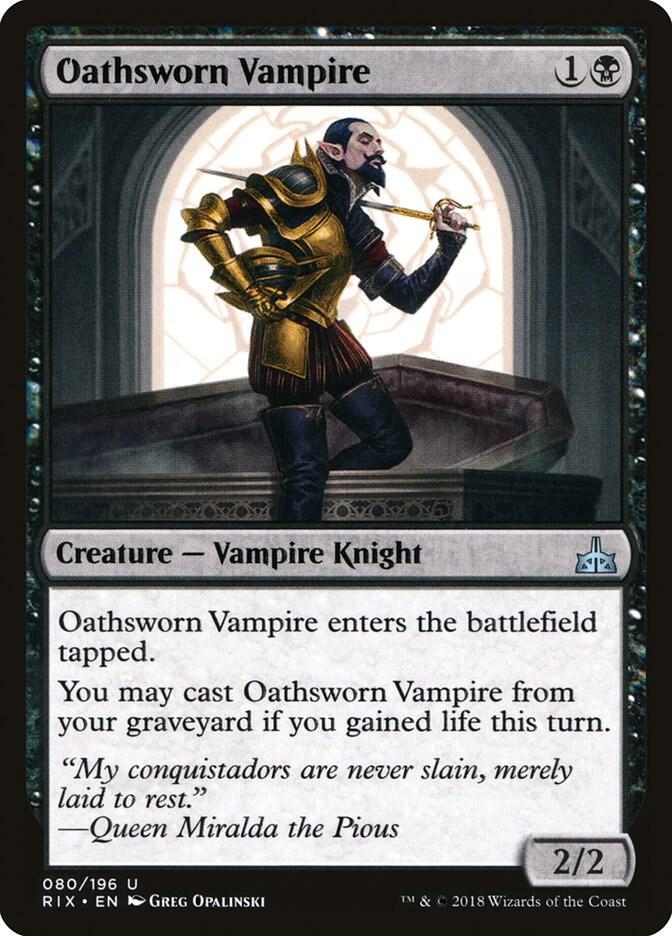 Oathsworn Vampire [Rivals of Ixalan] 80