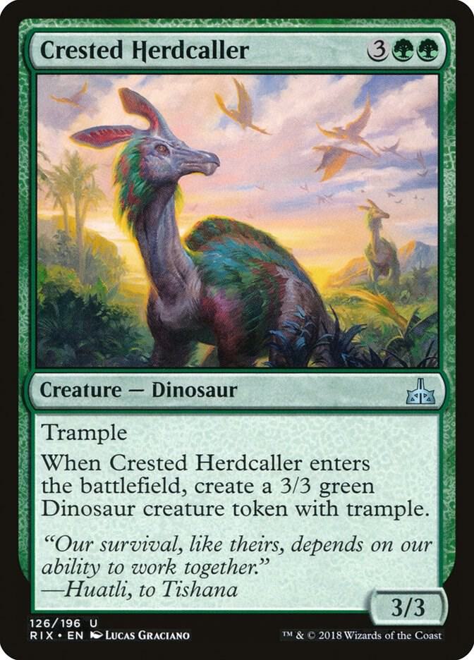 Crested Herdcaller [Rivals of Ixalan] 126