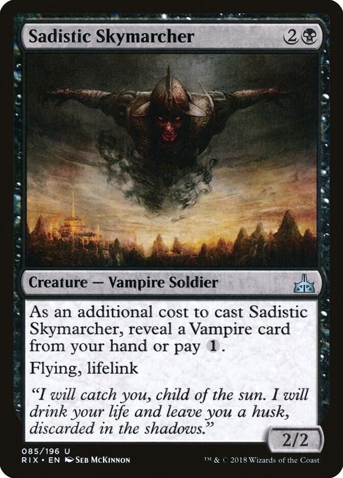 Sadistic Skymarcher [Rivals of Ixalan] 85